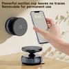 360° Rotatable Strong Magnetic Household Phone Holder Vacuum Suction Cup Phone Fixed Support Stand