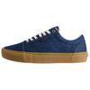 Skate Old Skool Denim Comfortable Daily Skate Shoes Unisex Sneakers Blue Brown VN000EDNBJB