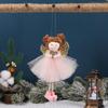 Durable Christma Doll Ornaments Cartoon Xmas Angel Ornaments Plush Angel Pendant Wedding Party