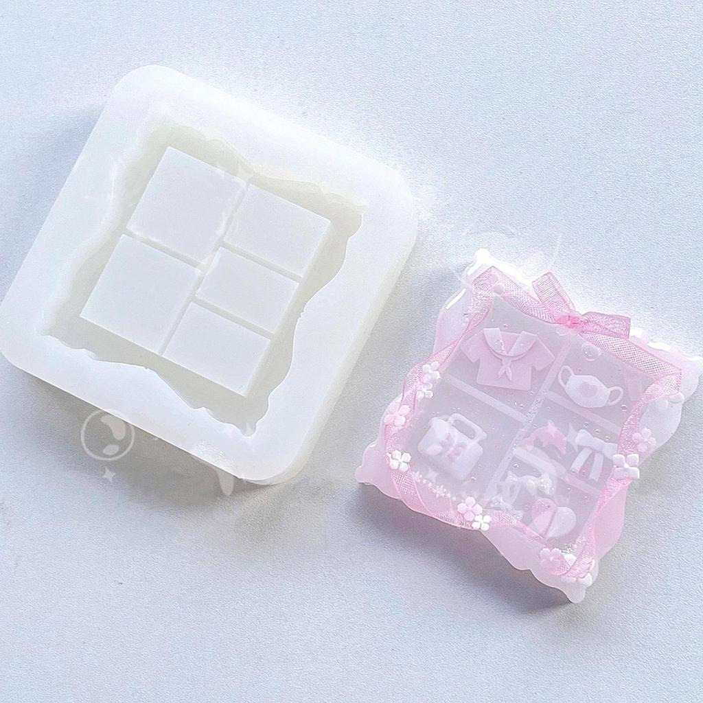 Silicone Mold for Crafting Custom Photo Frame Easy To Clean Frame Quicksand Mold Flexible Moulds for Craft Enthusiasts