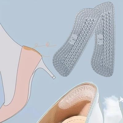 1 пара силиконовых наклеек на пятку для обуви, нескользящие, мягкие защитные чехлы, женские, мужские, для ухода за ногами, вставки, облегчающие боль, подушечки для ног, протектор