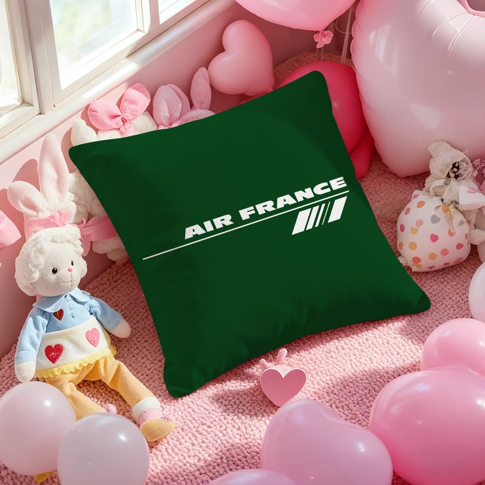 Чехол на подушку Air France с принтом Наволочка для подушки на диван в гостиной и декора спальни