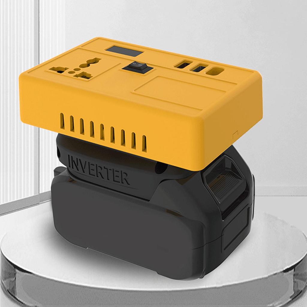 Инвертор от аккумулятора для электроинструмента, электростанции, генератора, 21 В на 200-220 В, зарядное устройство для телефона, для дома, резервного питания, путешествий, на открытом воздухе