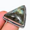Natural Labradorite Gemstone Handmade 925 Sterling Silver Jewelry Ring Size 7 d0F32