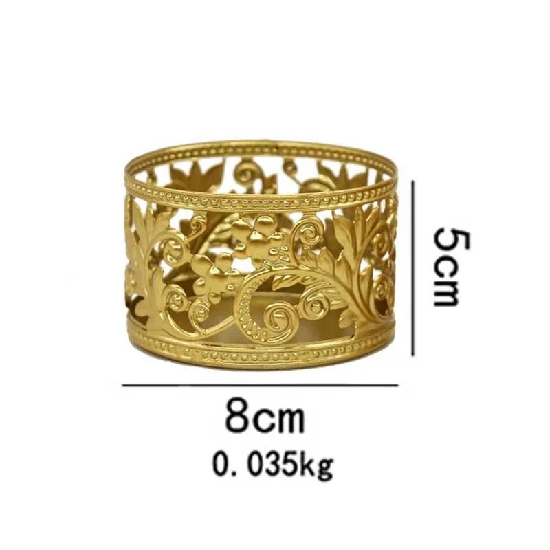 Подсвечник в скандинавском стиле, золотой геометрический полый железный подсвечник, креативный стакан для ароматерапевтической свечи, украшение для дома, орнамент YLE614