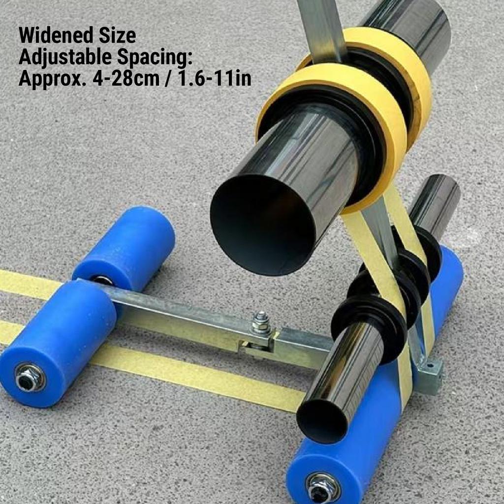 Floor Tape Applicator with Scale Driveway Line Marking Machine Circle Drawing Kit for Basketball Court Parking Lot