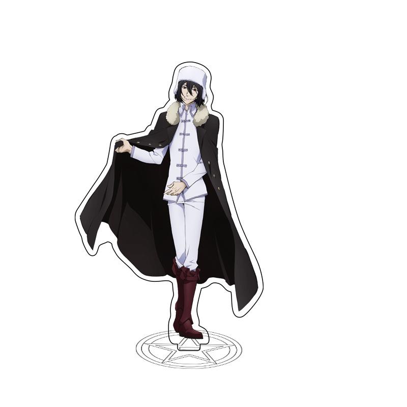 Фигурка на акриловой подставке Bungou Stray Dogs, Эдогава Рампо Федор Достоевский, Накахара Чууя, настольная игрушка-подставка