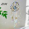 Stylish Home Accents Crystal Suncatcher Hanging, Ball Prism Rainbow Maker Pendant Outdoor Courtyard Decoration for Garden Patio Backyard Car