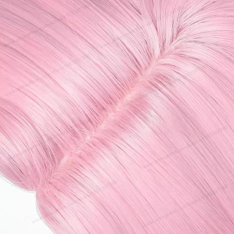 Fluttershy Cosplay Wig Synthetic Hair Unisex 100cm Long Curly Wave Pink Women Hairs Anime Heat Resistant Wigs