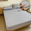 Хлопковый утолщенный наматрасник, антибактериальный, против клещей, простыня, постельное белье для двуспального размера King Queen, наматрасник