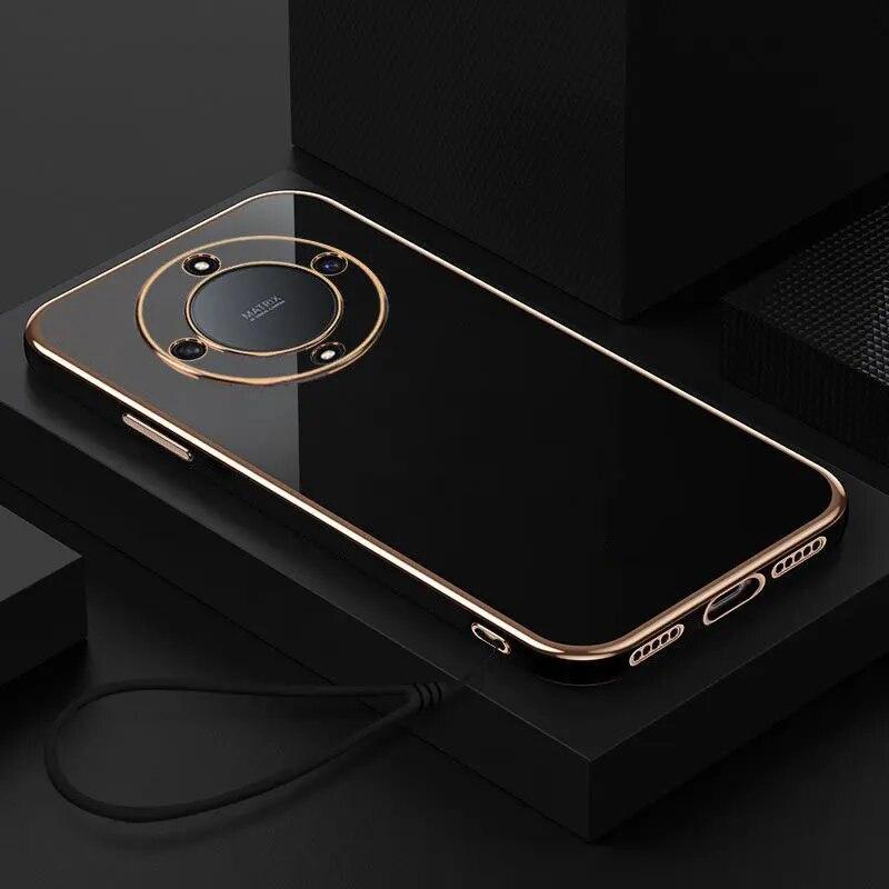 Чехол для Honor Magic 5 lite Honor X30, чехол для телефона V20 V30 X20 X40 X30, роскошный противоударный чехол с квадратным покрытием, чехол