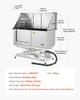 127 cm Electric Dog Grooming Bath Tub Stainless Steel w Water Filter Left