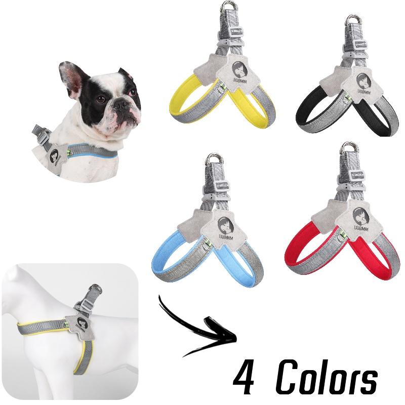 Breathable And Reflective Dog Harness With Saddle Shape