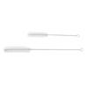 2pcs Aquarium Tube Cleaning Brush Stainless Steel Long Tube Fish Tank Cleaning Brush