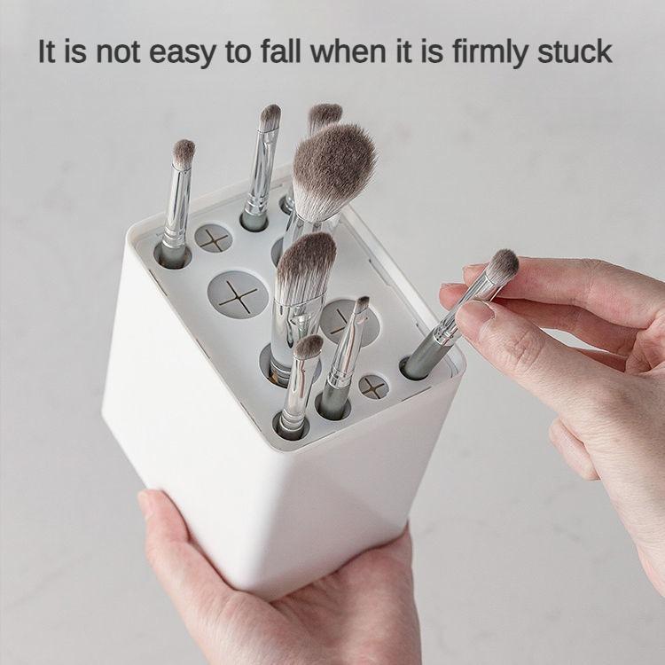 Пылезащитная трубка для хранения кистей для макияжа, коробка для отделки, карандаш для бровей, кисть для теней для век, губная помада, настольная косметичка, ведро для сушки