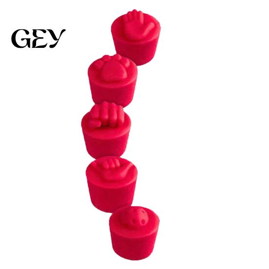 Vibration Reducing Paddle Cap 5Pcs Silicone Racket End Caps for Handles, Soft Cushioning Pickleball And Reduction Paddles Caps, Universal Fun