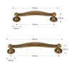 Light Luxury Brass Cabinet Knobs Drawer Pull Shell Shaped Handle Cupboard Handles  Interior Design