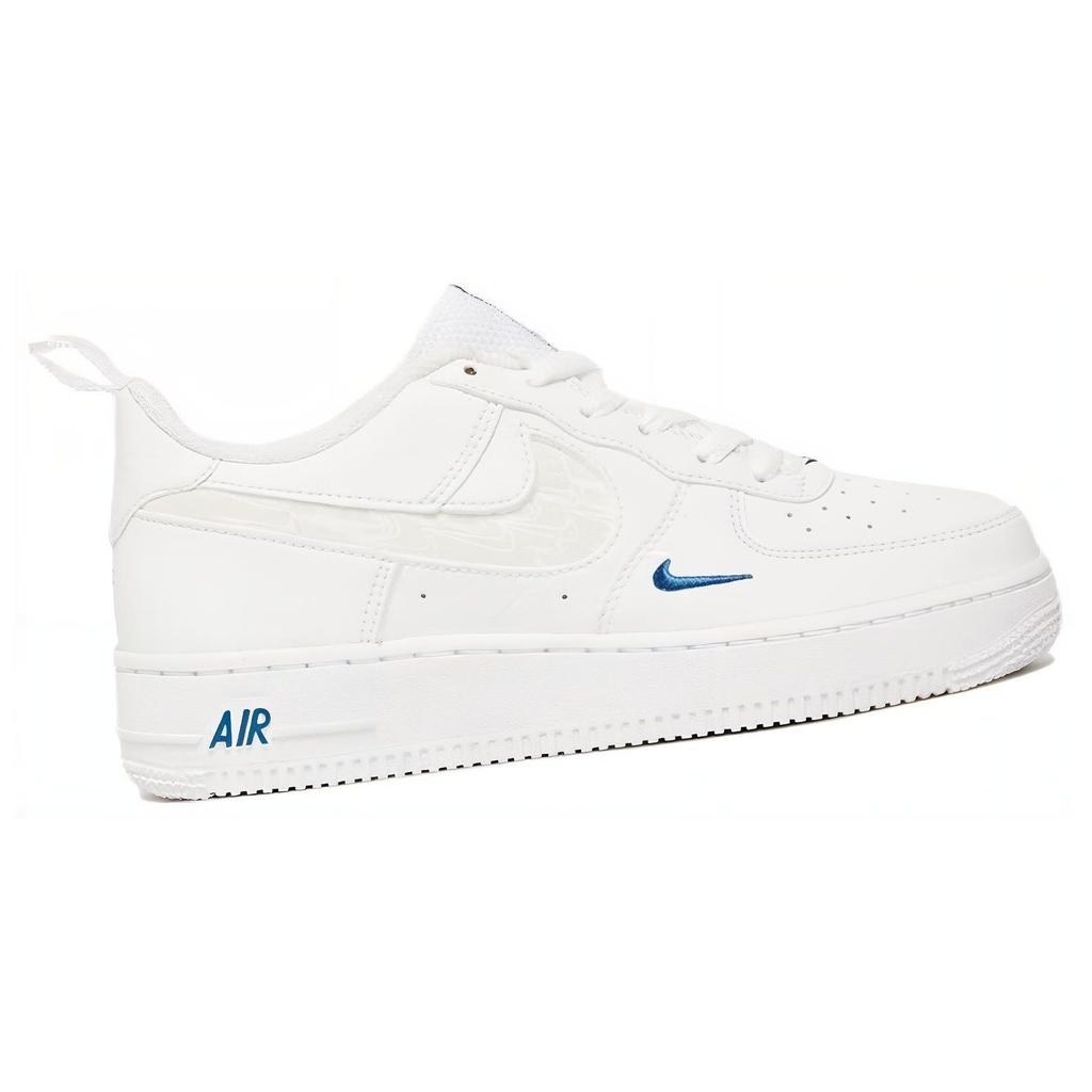 Nike Air Force 1 Low LV8 GS White Blue Kids Sneakers FB8034-100