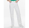 Jeans WW0WW41319 White Straight Fit