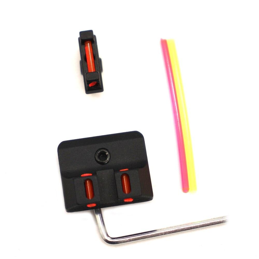 Glock Standard Model Fiber Optic Front and Rear Fiber Optic Sight