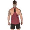 Men Gym Clothing Vest Top Casual Tank Tops Summer Bodybuilding Fitness Workout Undershirt Elastic Quick-Drying Sleeveless