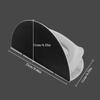 Self-Adhesive Semi Circular Angle Sanding Tool Plastic Multifunctional Hand Grinding Board Reusable Durable Sanding Sandpaper