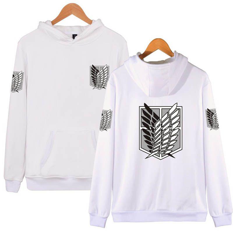 No Kyojin Attack On Titan Wings Hoodie Cozy Pullover For Ultimate Comfort**
