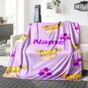 Custom Name Rugrats Theme Printed Blanket - Perfect for Couch, Bed, Travel & Outdoor Use | Machine Washable, Cozy & Durable.