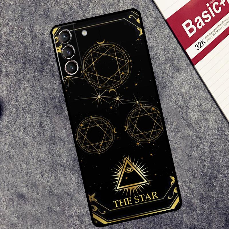 Чехол-кошелек со знаком зодиака и картами Таро для Samsung Galaxy S24 S23 S22 S21 Plus Ultra Note 20 S9 S10 Note 10 S20 S21 FE