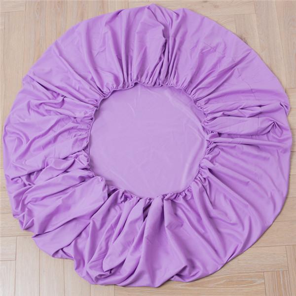 Однотонная хлопковая простыня на наматраснике, многоразмерный чехол для защиты от пыли, клещей и бактерий, постельное белье, без наволочек