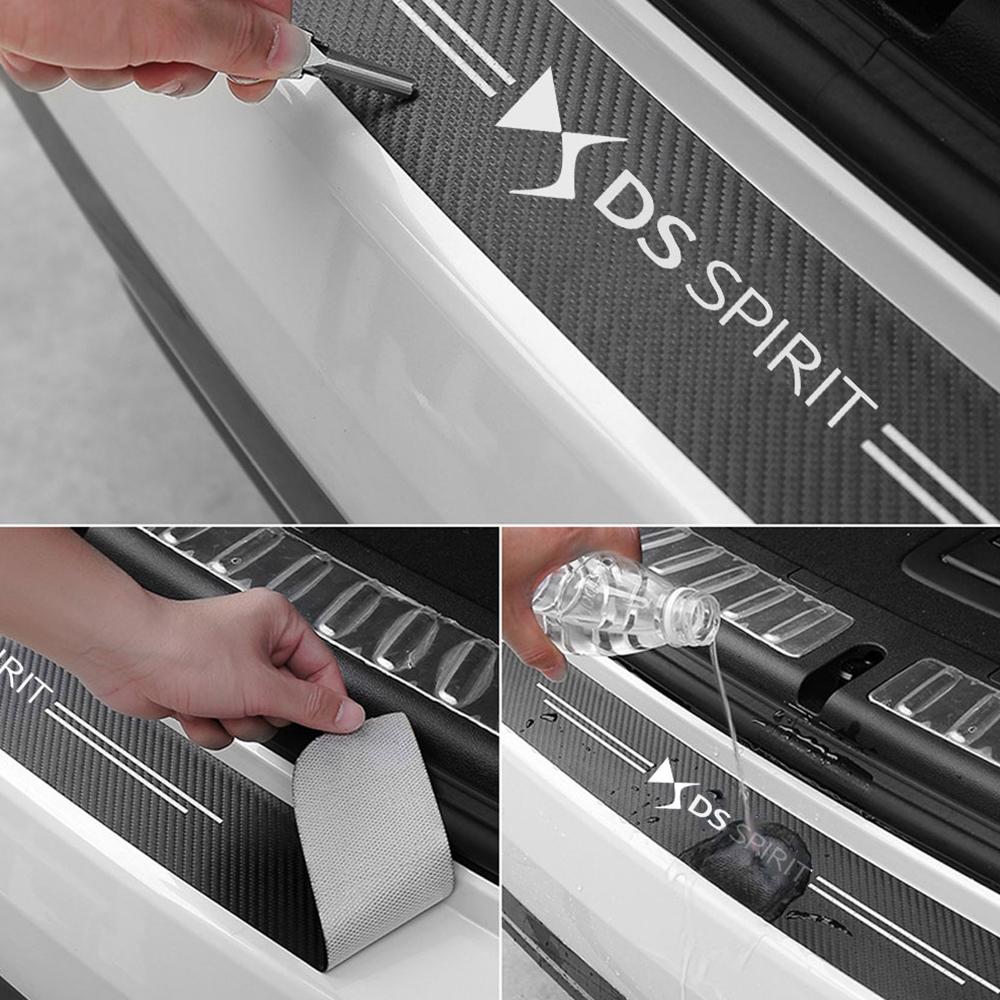 1pc Car Trunk Decorative Protective For DS SPIRIT DS3 DS4 DS4S DS5 5LS DS6 DS7 Sticker