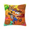 Pillow Case C-Crash B-Bandicoot Polyester Pillow Cover Fashion Cushion Cover Pattern Pillowcases For Office Car Home Decorative