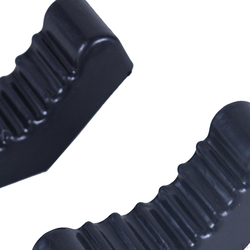 Подставка для автомобильного подъемника, резиновая накладка, напольный адаптер, нескользящая прорезная черная рама для подъема