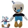 25 см Мультяшные Плюшевые Игрушки Cuphead Mugman Игровые Куклы The Chalice Мягкая Набивная Плюшевая Игрушка Puphead Подушка Детские Рождественские Подарки на День Рождения