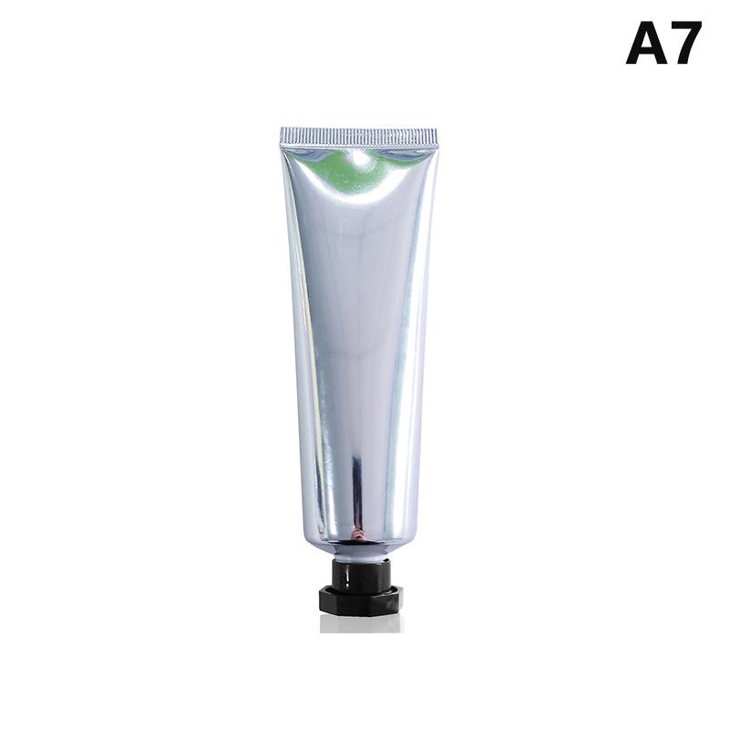 1Pcs Gold Silver Empty Refillable Plastic Soft Tubes Squeezable Bottle Cosmetic Container For Facial Cleaner Lotion Hand Cream