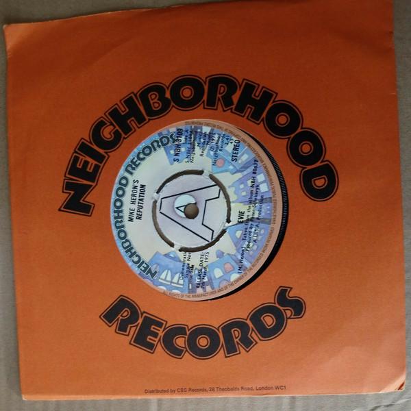 7inch Record MIKE HERON'S REPUTATION - Evie SNBH3109PROMO Neighborhood Re 1975 UK Rock Used