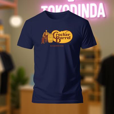 Футболка с логотипом ресторана Cracker Barrel, смешная, сделано в США, s-5xl, унисекс