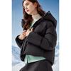 Qiushui Yiren Women's 2024 Winter Short Hooded Puffer Down Jacket