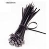 100Pcs CS Electrical Wire ties Zip Tie Double Flex Tie Band Cable Ties Fasten Loop