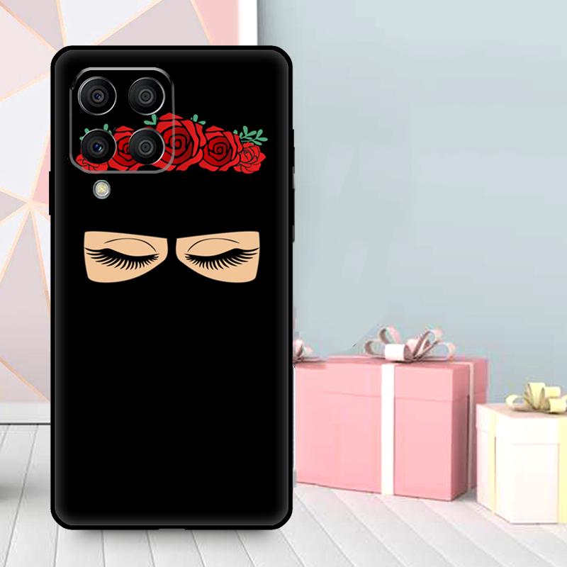 Мусульманский Исламский Чехол-Хиджаб для Девочек на Samsung Galaxy M56 M52 M32 M53 M16 M11 M21 M31 M35 M12 M13 M14 M15 M36 M55 M34 M54