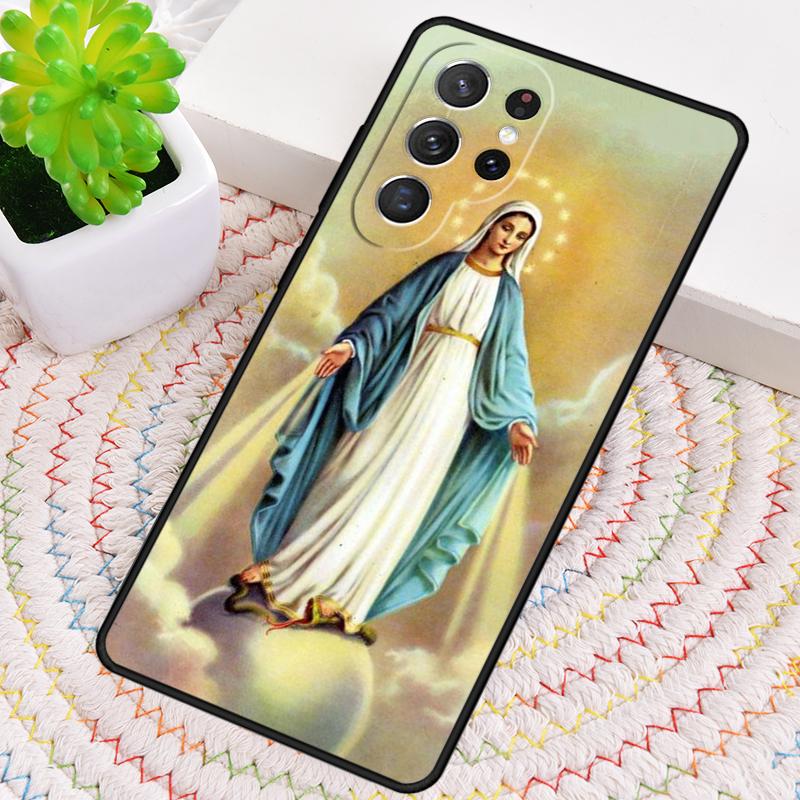 Чехол из ТПУ для телефона с принтом Девы Марии для Samsung Galaxy note 10 pro S26 S25 S24 S23 S22 Ultra Plus S21 FE S20 Ударопрочный чехол