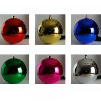 Гигантский рождественский шар 20 см 6 цветов Рождественский шар-украшение Большие шары для рождественской елки Витрина