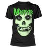 Misfits Glow Jurek Череп Футболка S M L XL XXL Футболка Официальная Футболка Группы