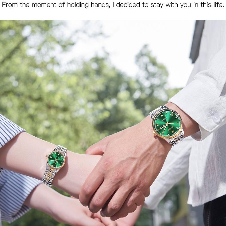 OLEVS Брендовые часы, простые водонепроницаемые механические часы, подарочные часы для мужчин и женщин, мужские часы