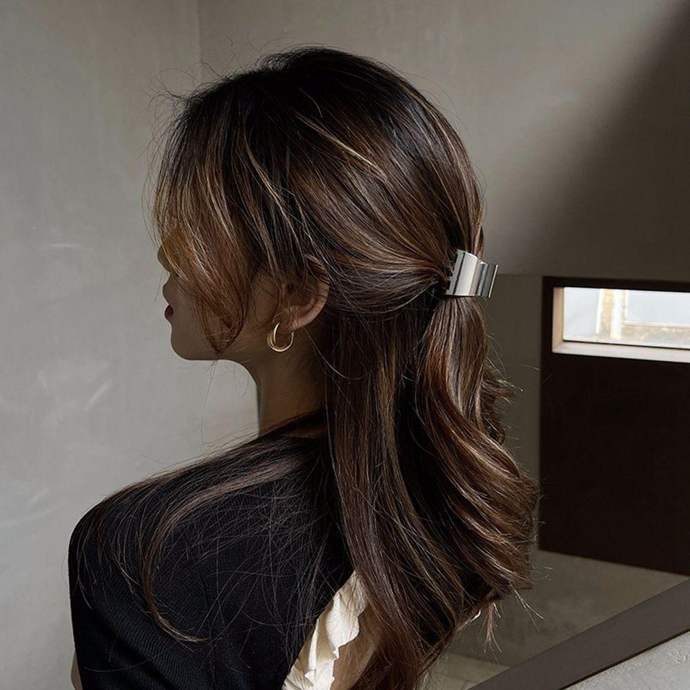 Sweet Girls All-match Zinc Zinc Alloy Korean Hair Clip Hair Accessories Grasping Clip Metal Hair Claw