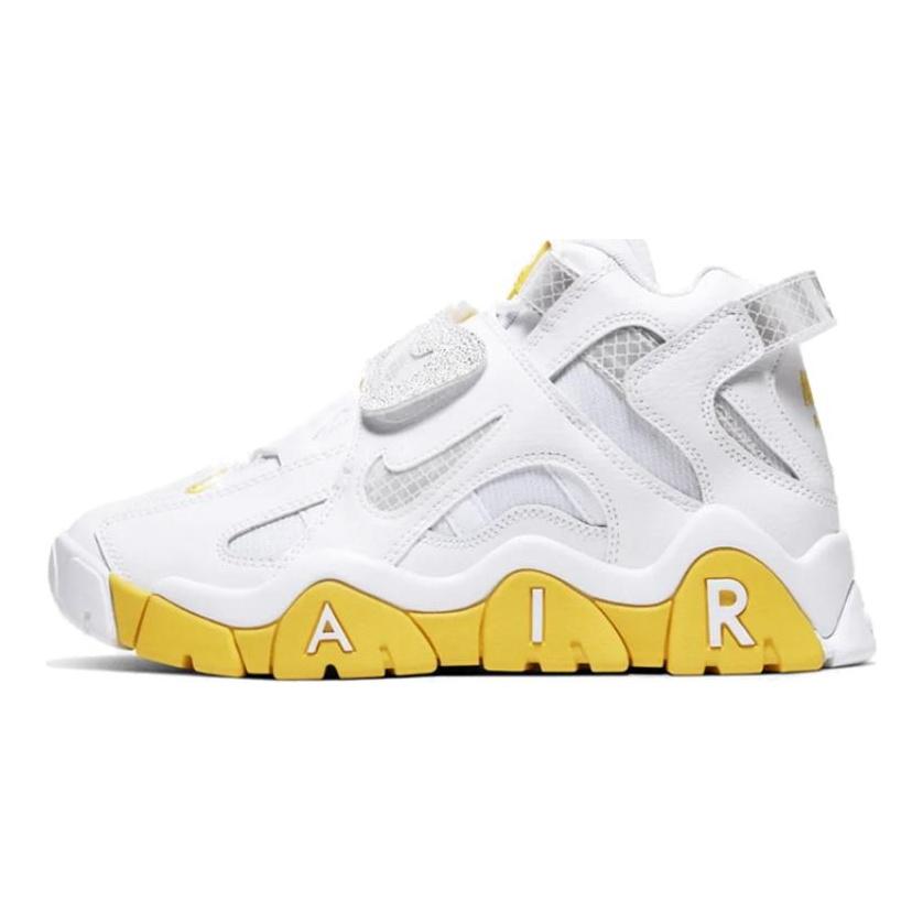 Nike Женские кроссовки Air Barrage Mid Белые Хромово-желтые CJ9574-100