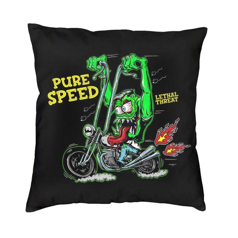 Rat Fink Rat Fink Анимация Аниме Мультфильм Квадратная Наволочка для Подушки Домашний Декор 3D Двусторонняя Печать Чехол на Подушку для Дивана