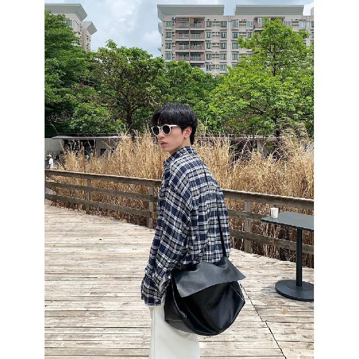 Plaid Long-Sleeved Shirt Men's Spring New Japanese-Style Retro High-Grade Fashion Brand Loose Casual Shirt Coat