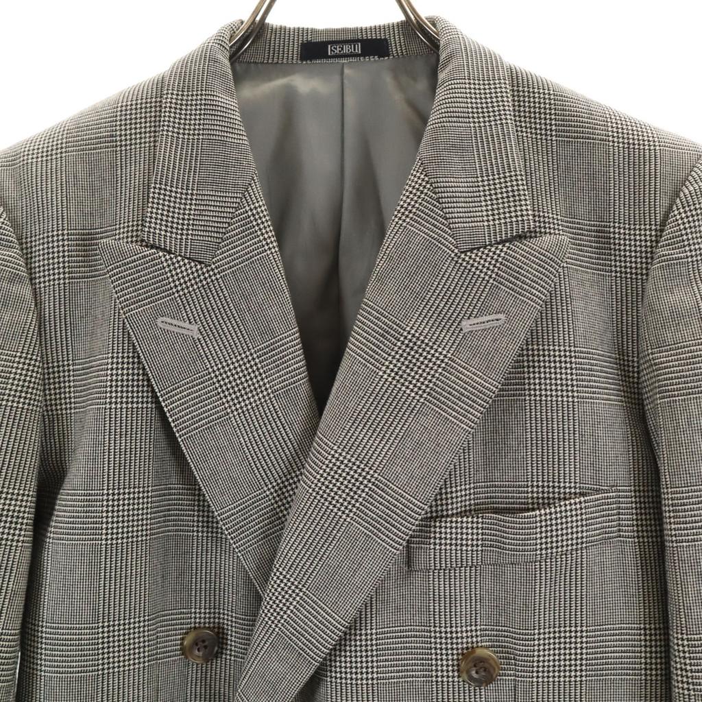 CHAPS RALPH LAUREN 80-е 90-е Seibu Индивидуальный пошив Старый Гленчек двубортный пиджак Мужской Б/У