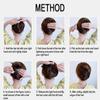Metal Comb Pins - U Shaped Hairpins Vintage Black Side Combs for Bun Hair Clips Hold Hair Clips4 PCS,2024 Ping